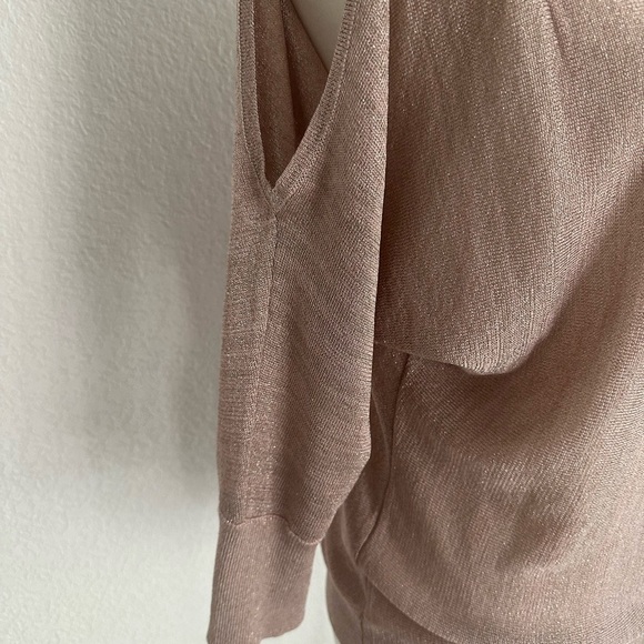 INC International Concepts Off-the-Shoulder Sweater - Taupe - Picture 4 of 6